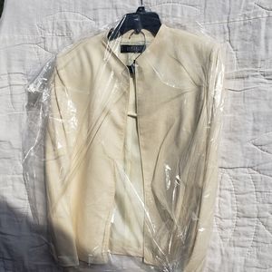 KASPER Long Sleeve Cream Dress Jacket